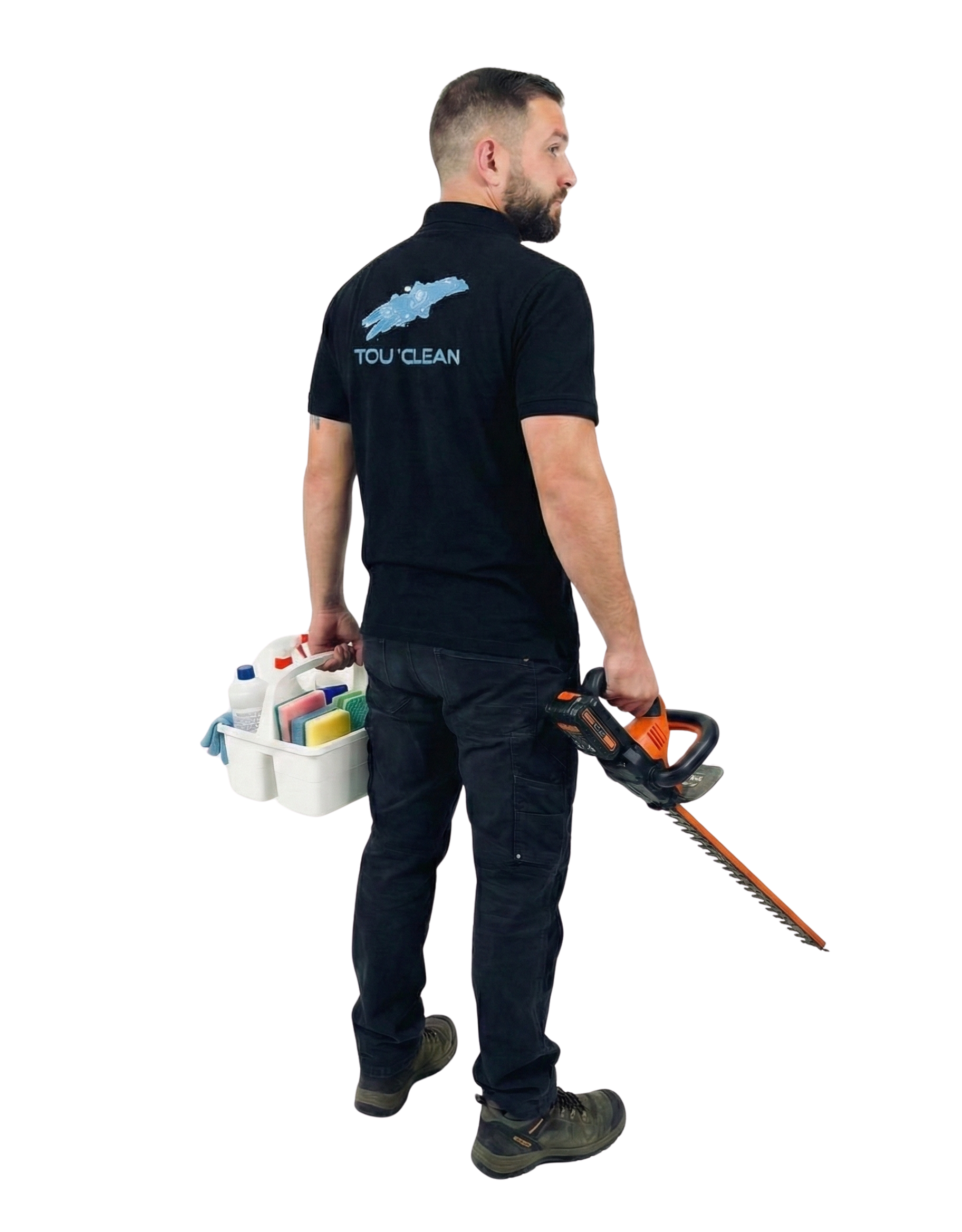 image d'un professionnel avec ses équipements