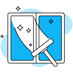 image qui montre une fenêtre propre